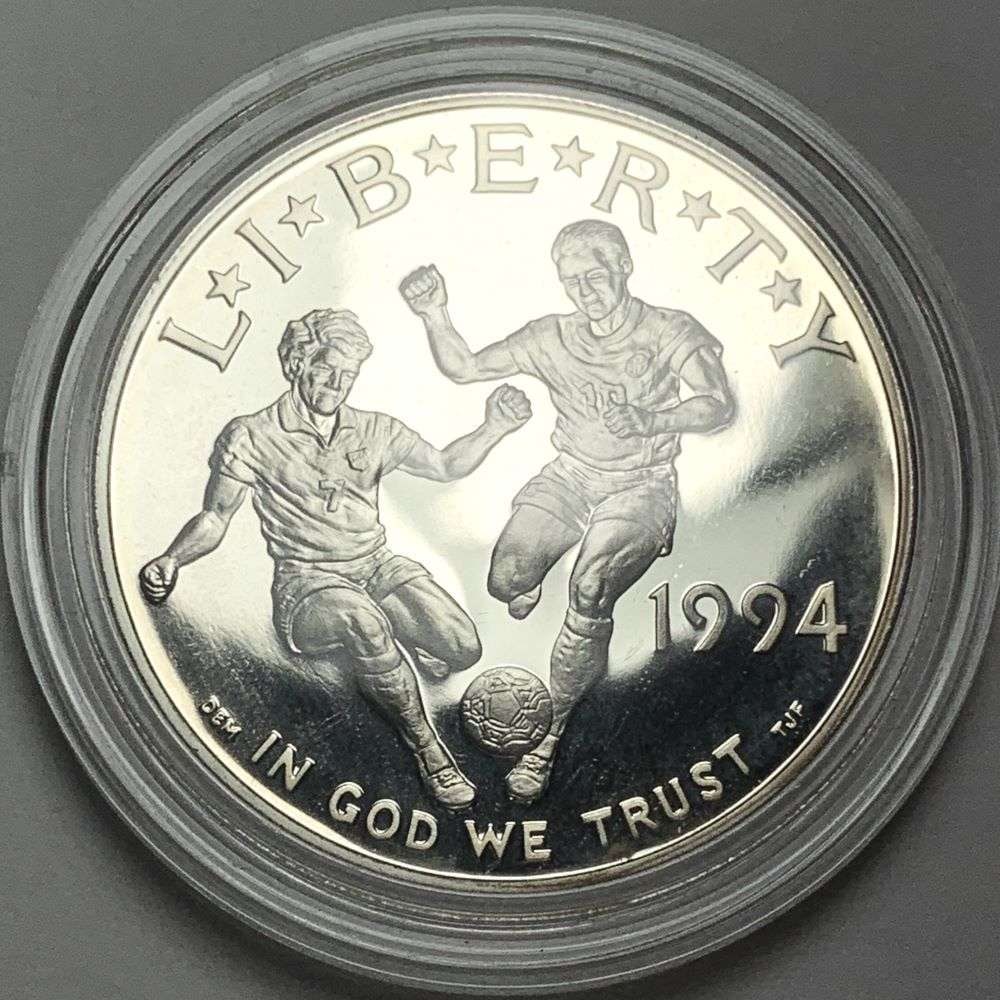 1994 World Cup USA 94 Proof Silver Dollar (1 of 2)