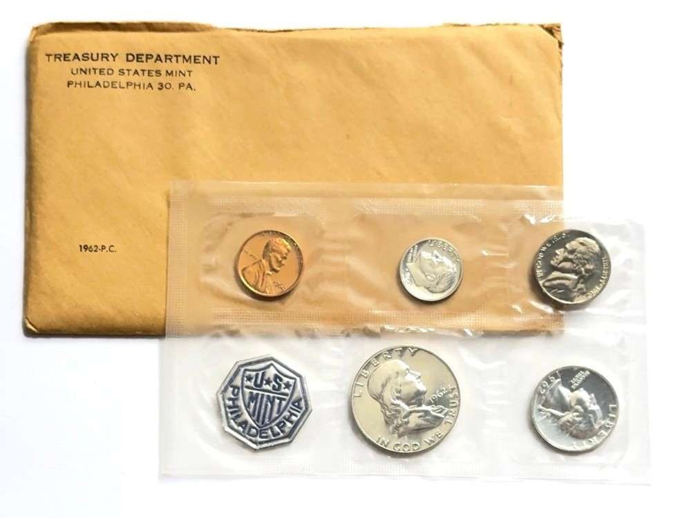 1962 U.S. Mint Silver Proof Set (5-coins) (1 of 3)