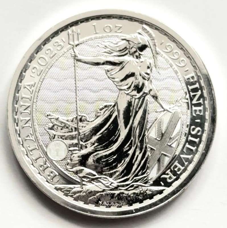 2023 Great Britain Britannia 1 ozt .999 Silver (1 of 2)