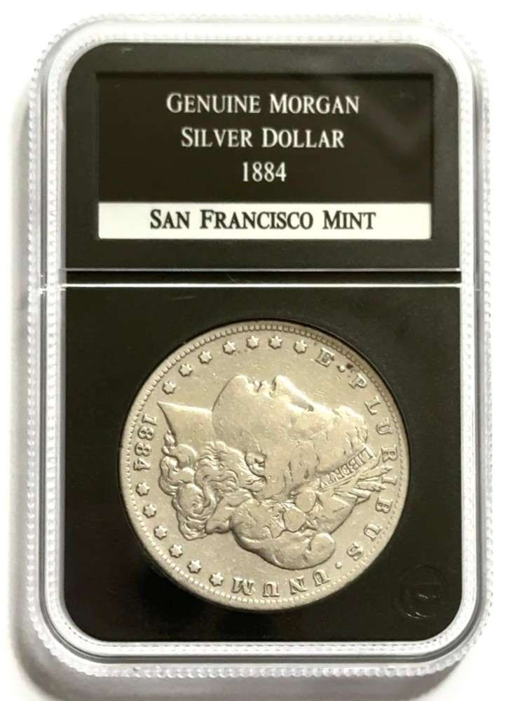 1884-S Morgan Silver Dollar (1 of 2)