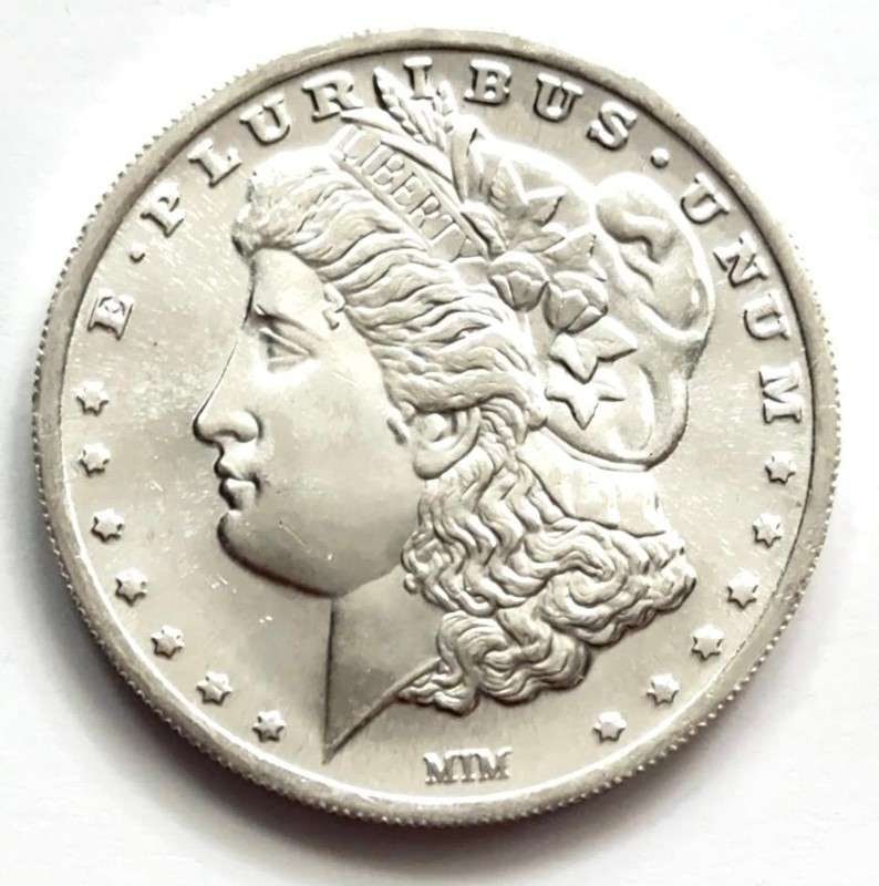 Morgan Dollar Design 1 ozt .999 Silver (1 of 2)
