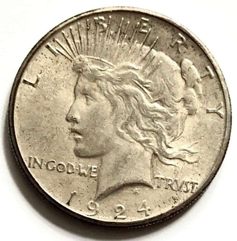 1924-S Peace Silver Dollar (1 of 2)