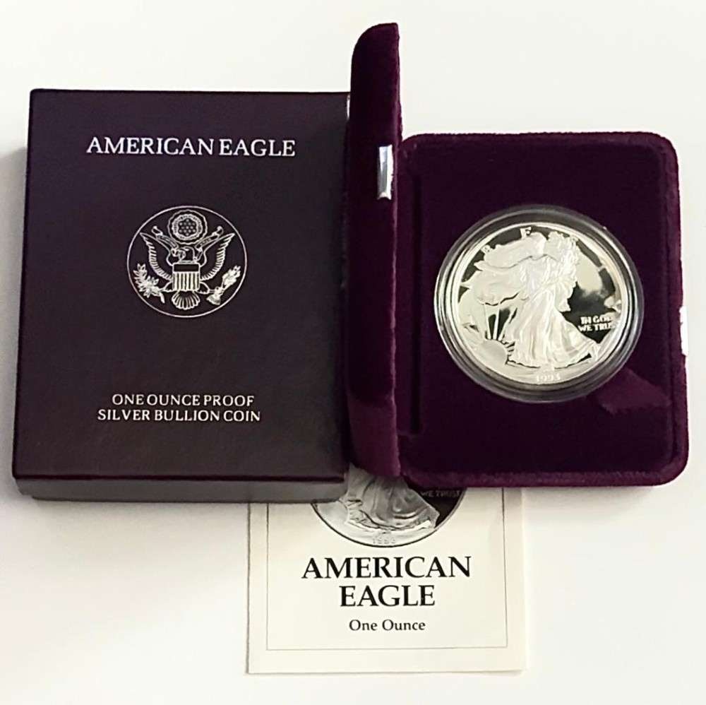 1993 U.S. Mint Proof American Silver Eagle - OGP (1 of 4)