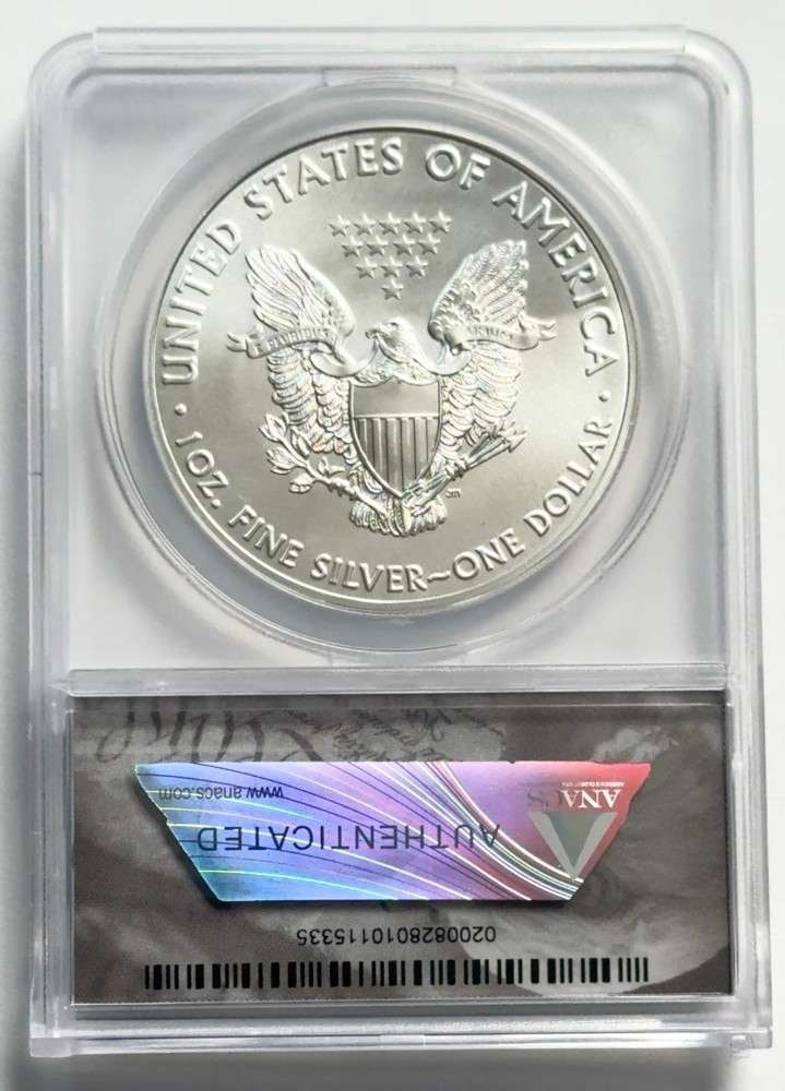 2020 American Silver Eagle ANACS MS70 First Strike - 3