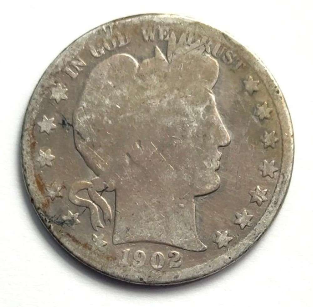 1902 Barber Silver Quarter (1 of 2)