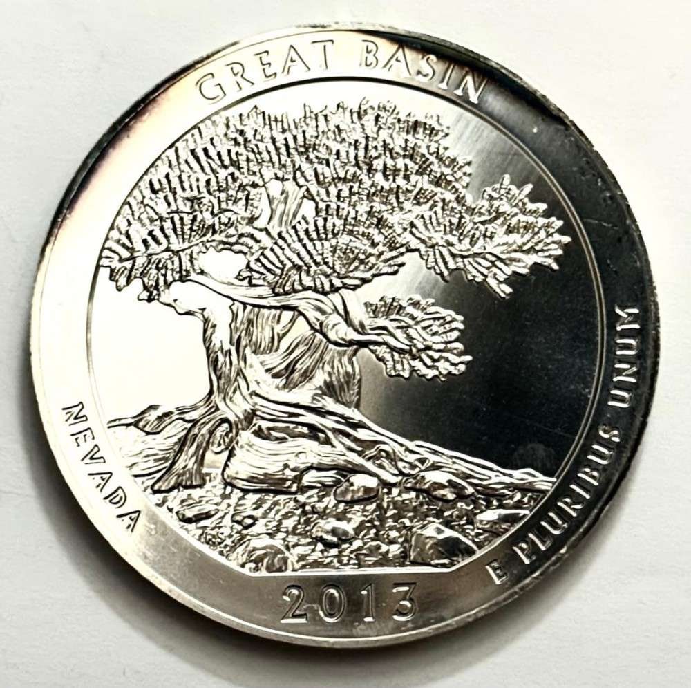 2013 Nevada Great Basin National Park ATB Proof 5 ozt .999 Silver: Winner shall receive the exact coin shown here. (SJ/ETR)