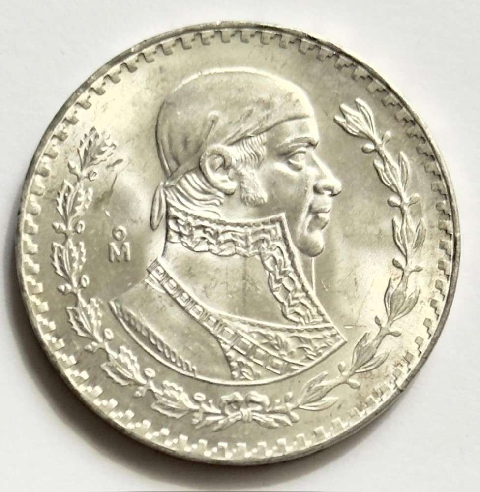 1958 Mexico 1 Peso BU .0514 ozt ASW .100 Silver (1 of 3)