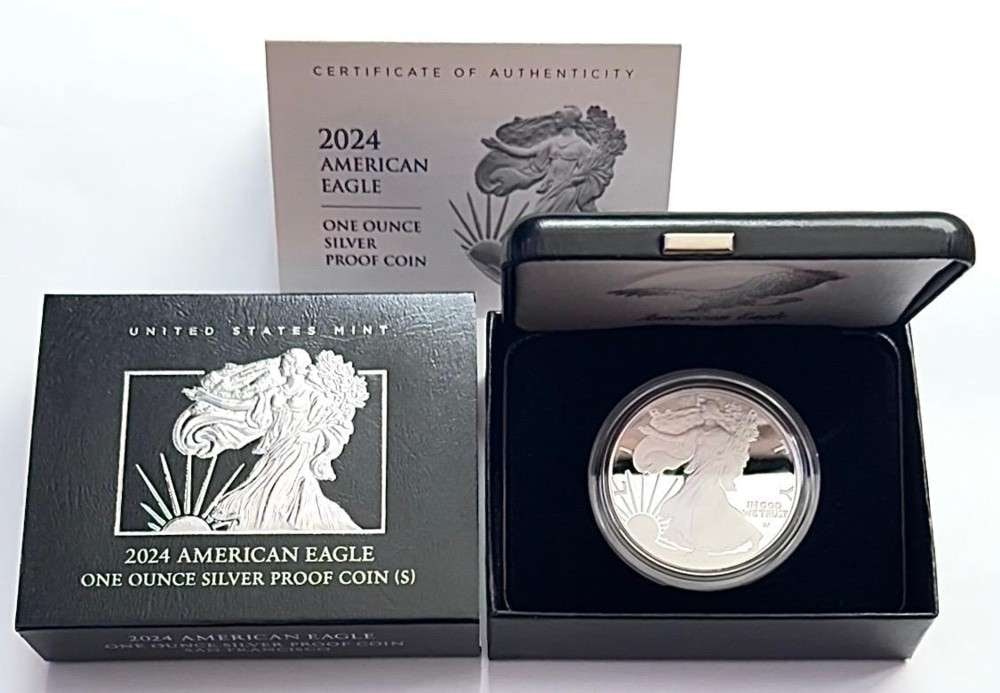2024(S) U.S. Mint Proof American Silver Eagle -OGP (1 of 5)