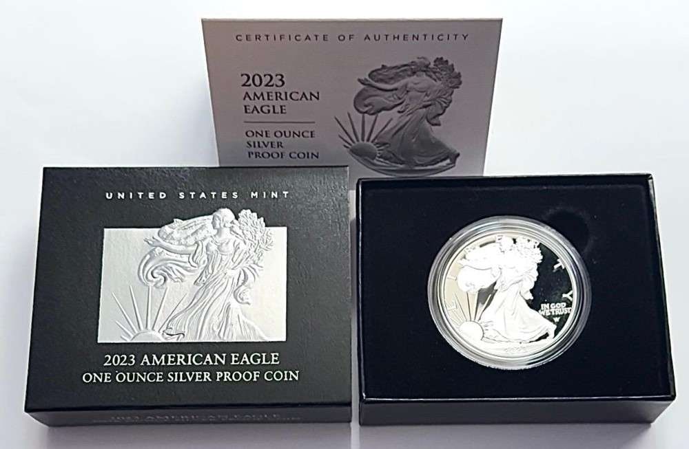 2023(S) U.S. Mint Proof American Silver Eagle -OGP (1 of 5)