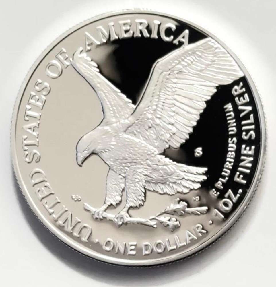 2021(S) U.S. Mint Proof American Silver Eagle -OGP - 3