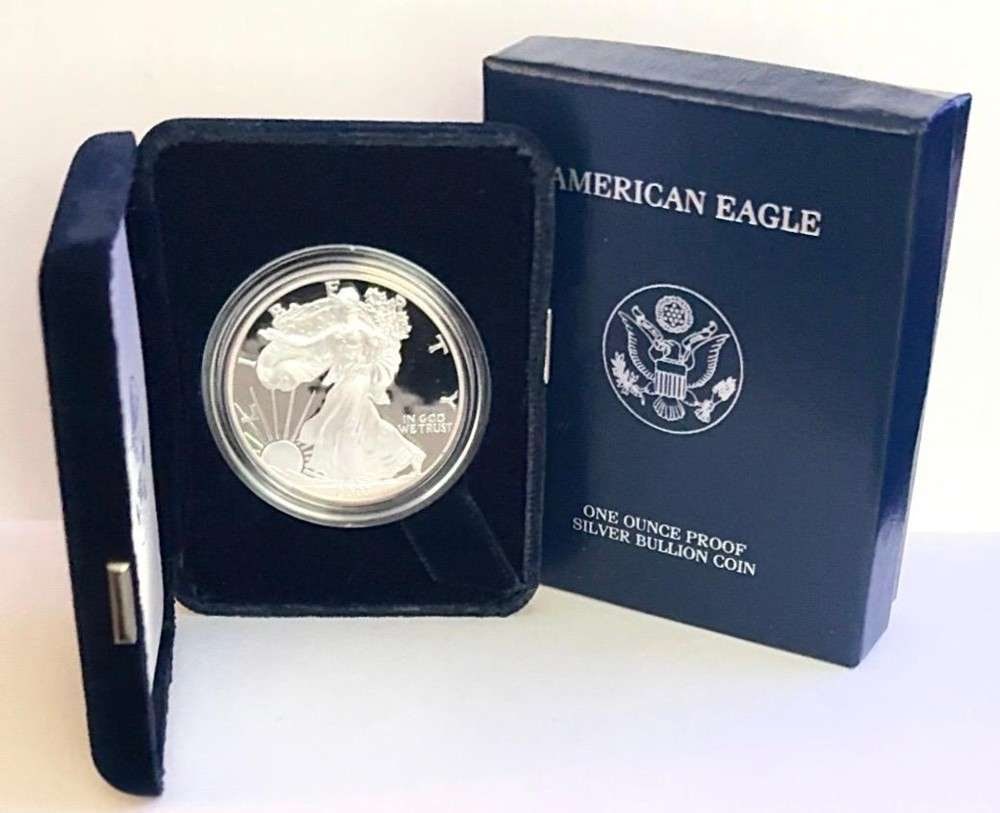 2003(W) U.S. Mint Proof American Silver Eagle No COA -OGP (1 of 3)