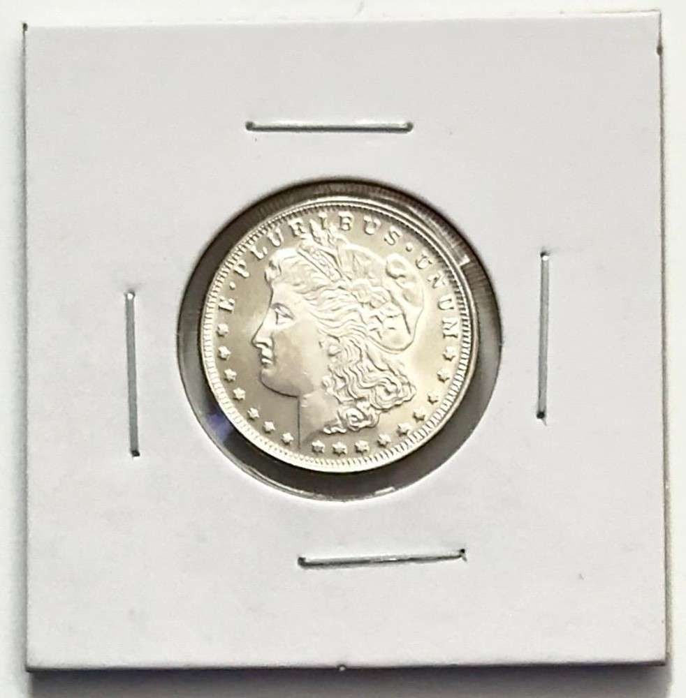 Morgan Dollar Design 1/10 ozt .999 Silver (1 of 2)
