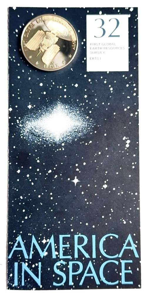 Franklin Mint "First Global Earth Resources Survey" Proof .8648 ozt ASW .925 Silver: "....I believe that this nation should commit itself to achieving the goal, before this decade is out, of landing a man on the moon and returning him safely to earth. "President John F. Kennedy, May 2