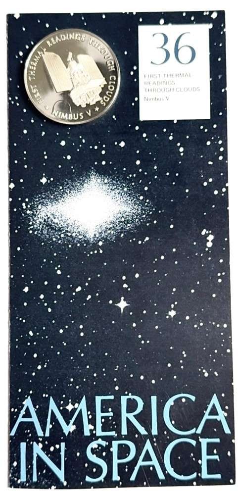 Franklin Mint "First Thermal Reading Through Clouds" Proof .8066 ozt ASW .925 Silver (1 of 7)