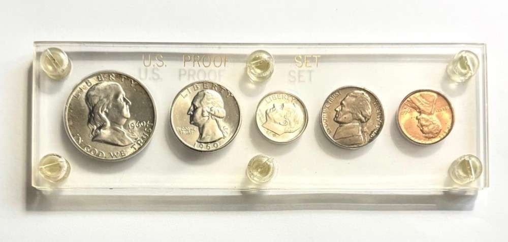 1960-D United States Silver Proof Set (5-coins) (1 of 2)