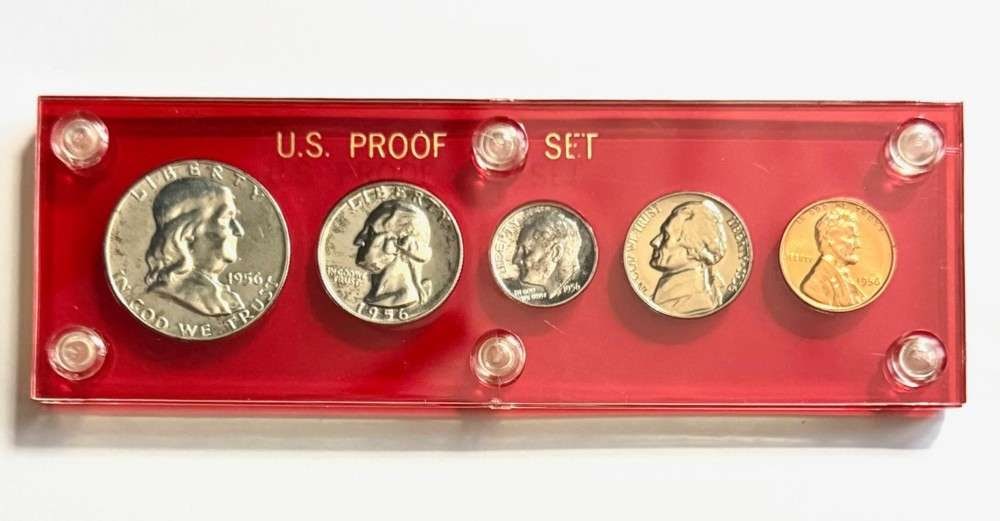 1956 United States Silver Proof Set (5-coins) (1 of 2)