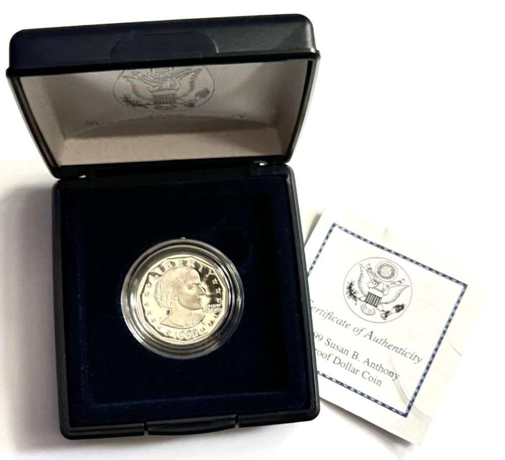 1999 U.S. Mint Proof Susan B. Anthony Dollar (1 of 5)