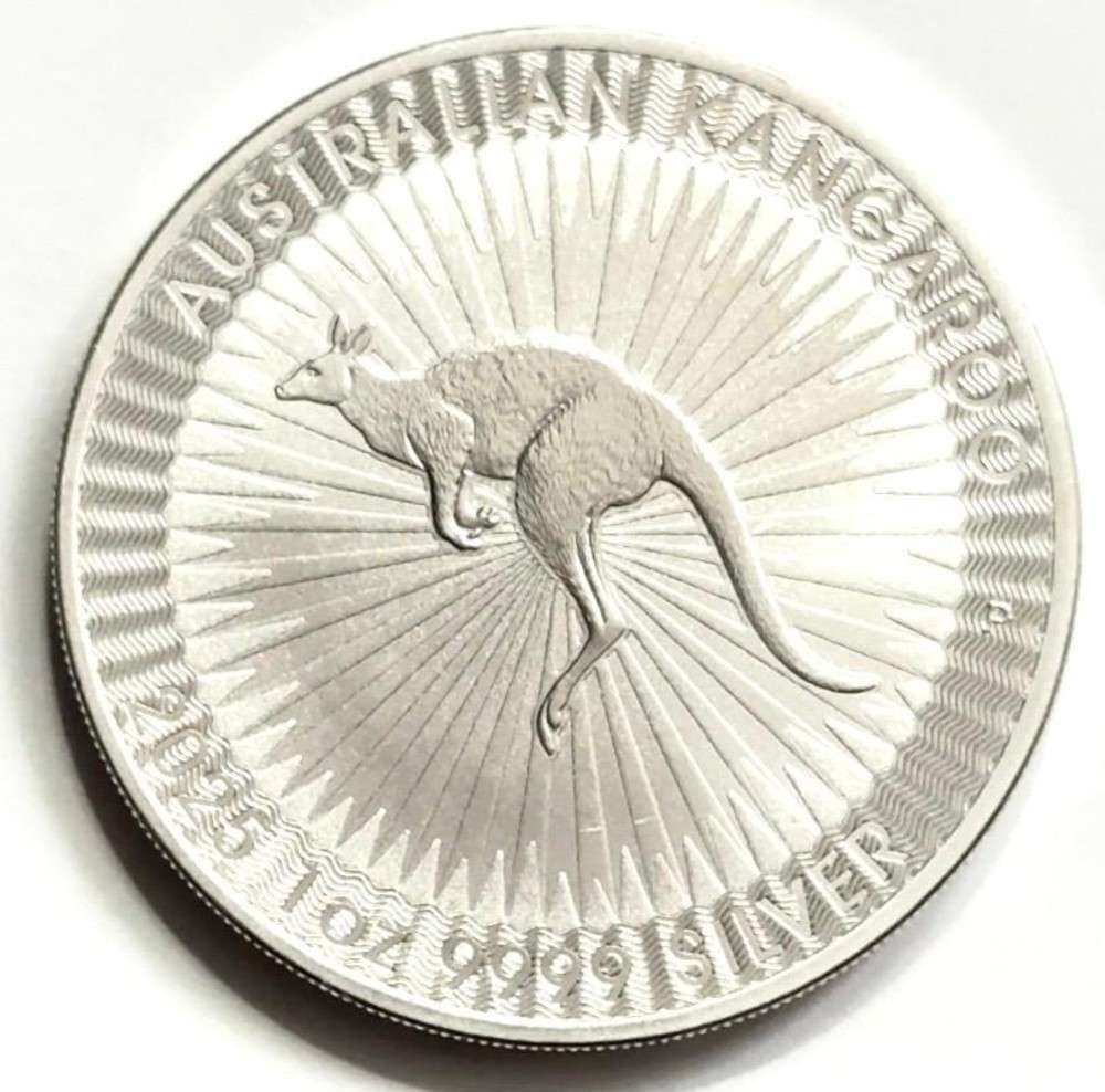 2025 Australian Kangaroo 1 ozt .9999 Silver: Winner shall receive one (1) coin precisely resembling the one shown here. (SJ/B)