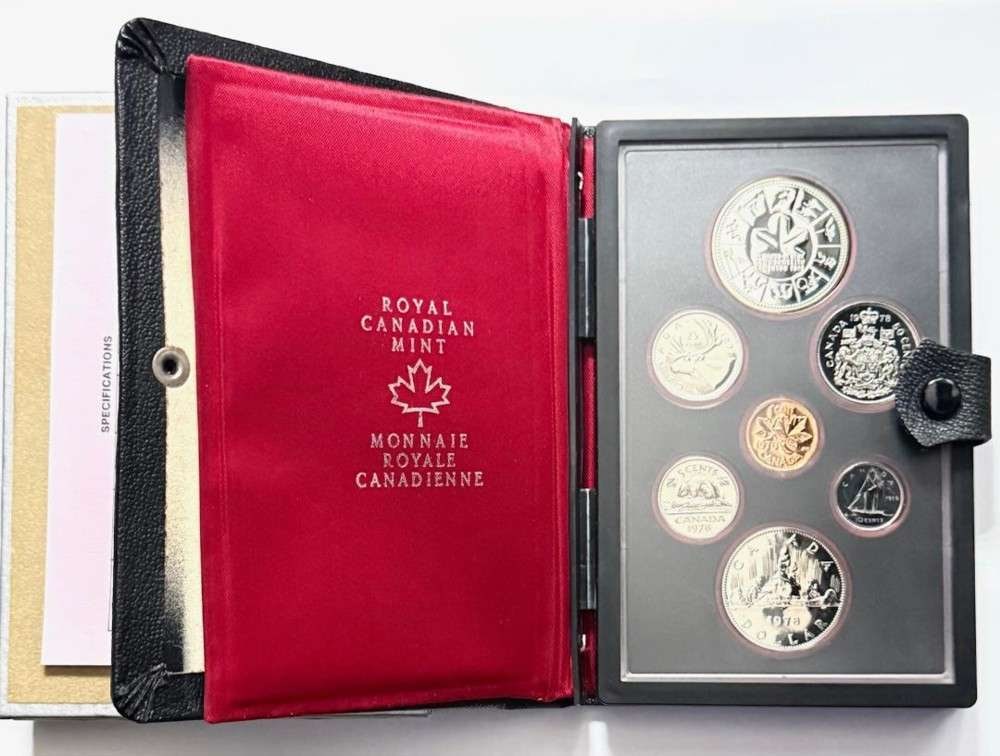 1978 Royal Canadian Mint Silver Dollar Prestige Proof-Like Set (7-coins) (1 of 5)