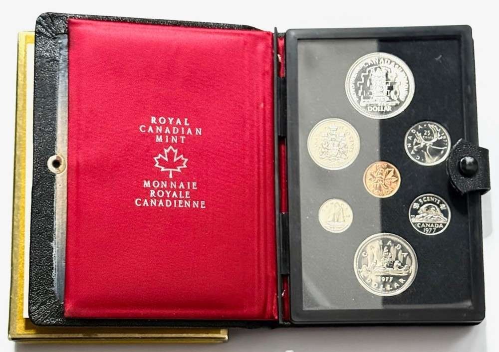 1977 Royal Canadian Mint Silver Dollar Prestige Proof-Like Set (7-coins) (1 of 5)