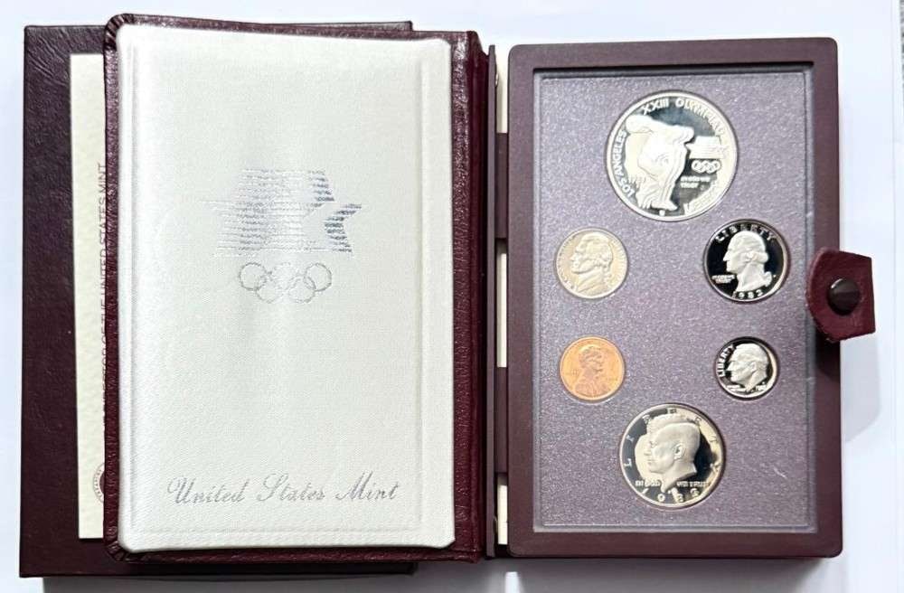1983 U.S. Mint Olympics Silver Dollar Prestige Proof Set (6-coins) (1 of 5)