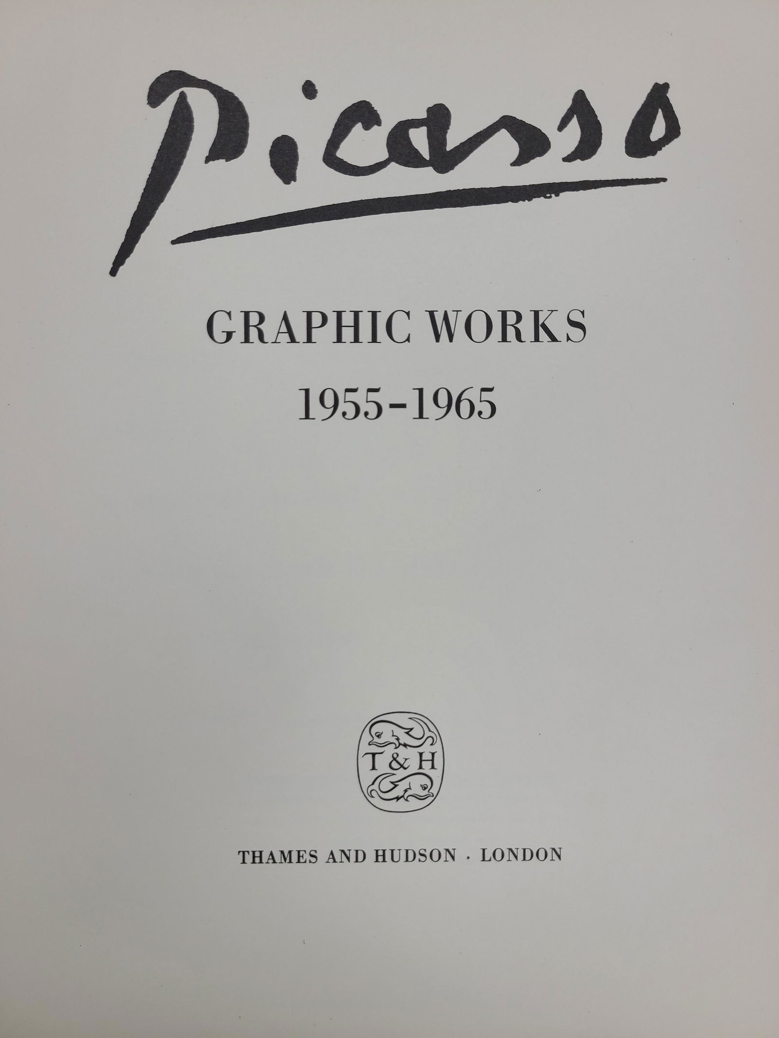 Pablo Picasso Book with Dedication (1 of 2)