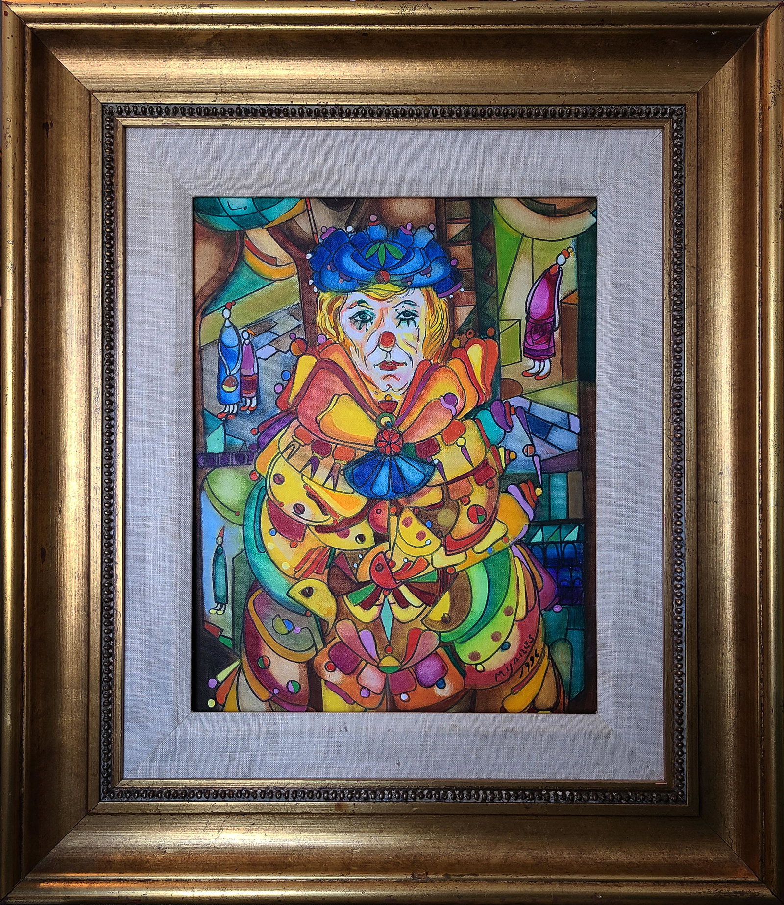 Jose Maria Mijares (1921-2004) Cuban: oil on canvas 16" x 12" excellent condition