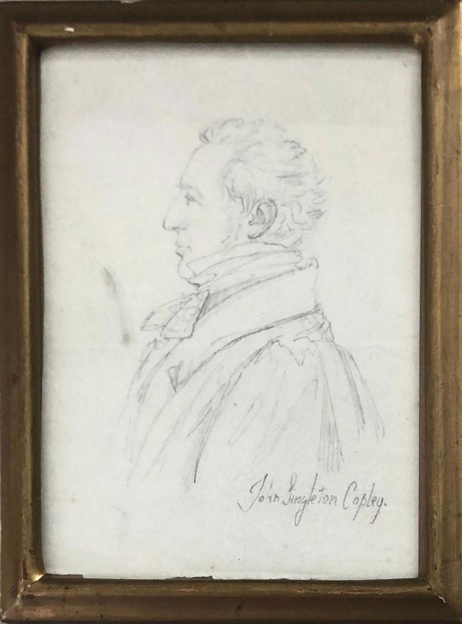 John Singleton Copley: Graphite on paper 6?x4.5?