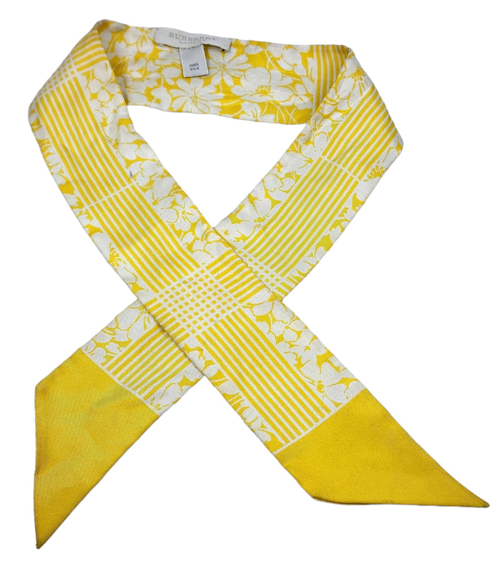 Burberry Yellow Ascot: Burberry Yellow Ascot