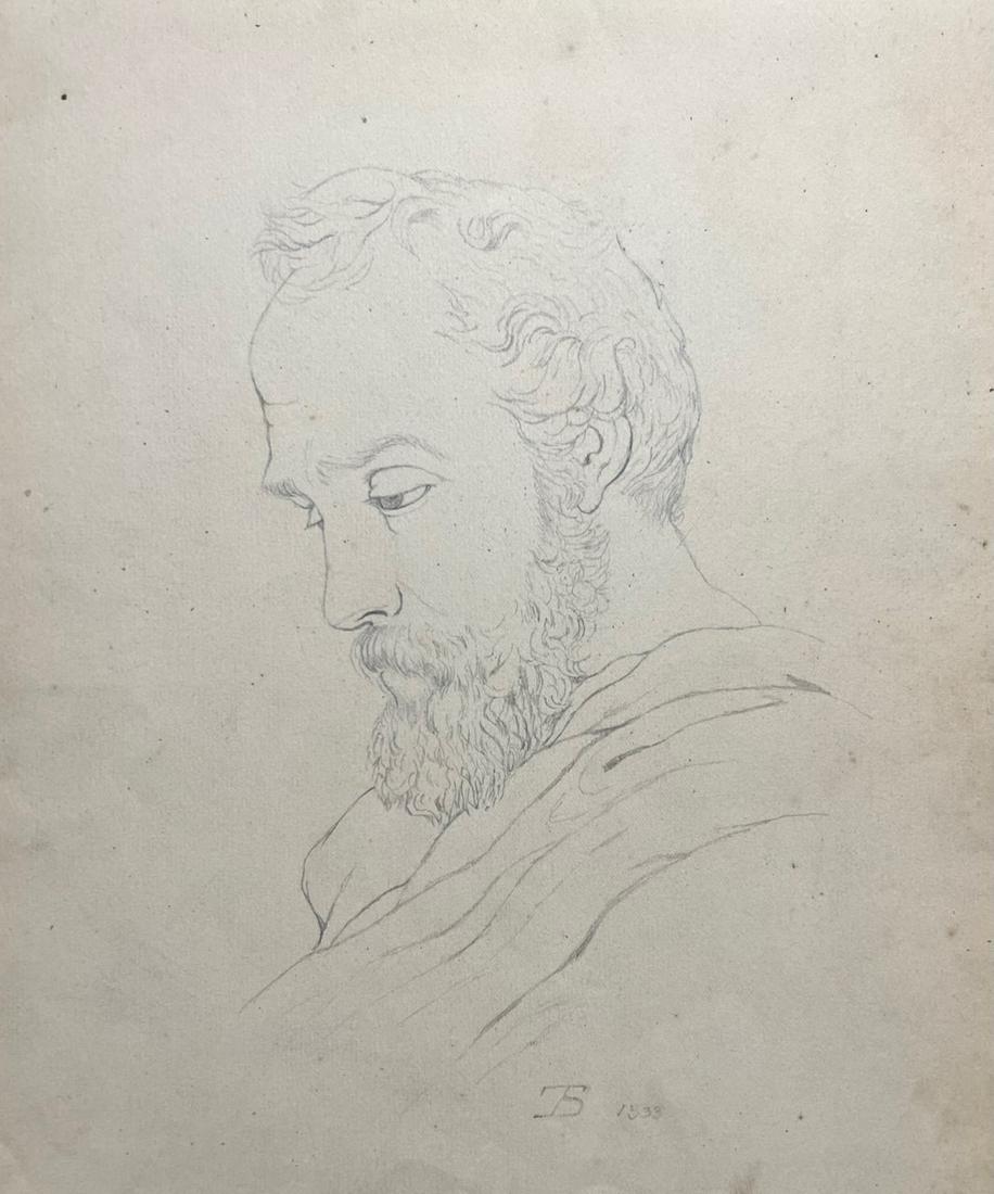 Thomas Sully: Graphite paper 8”x6”