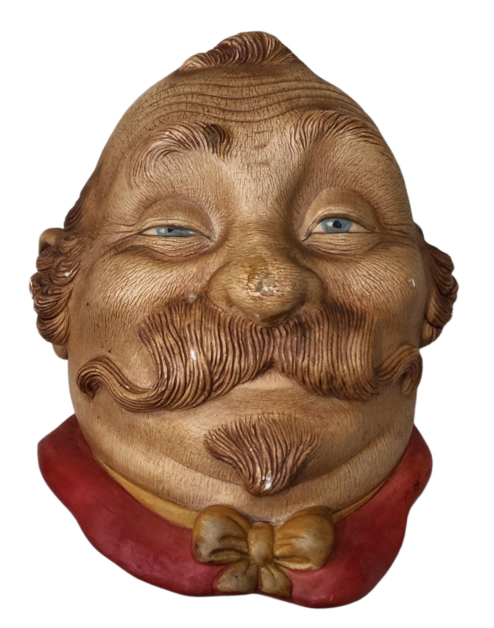 vintage Chalkware head (1 of 1)