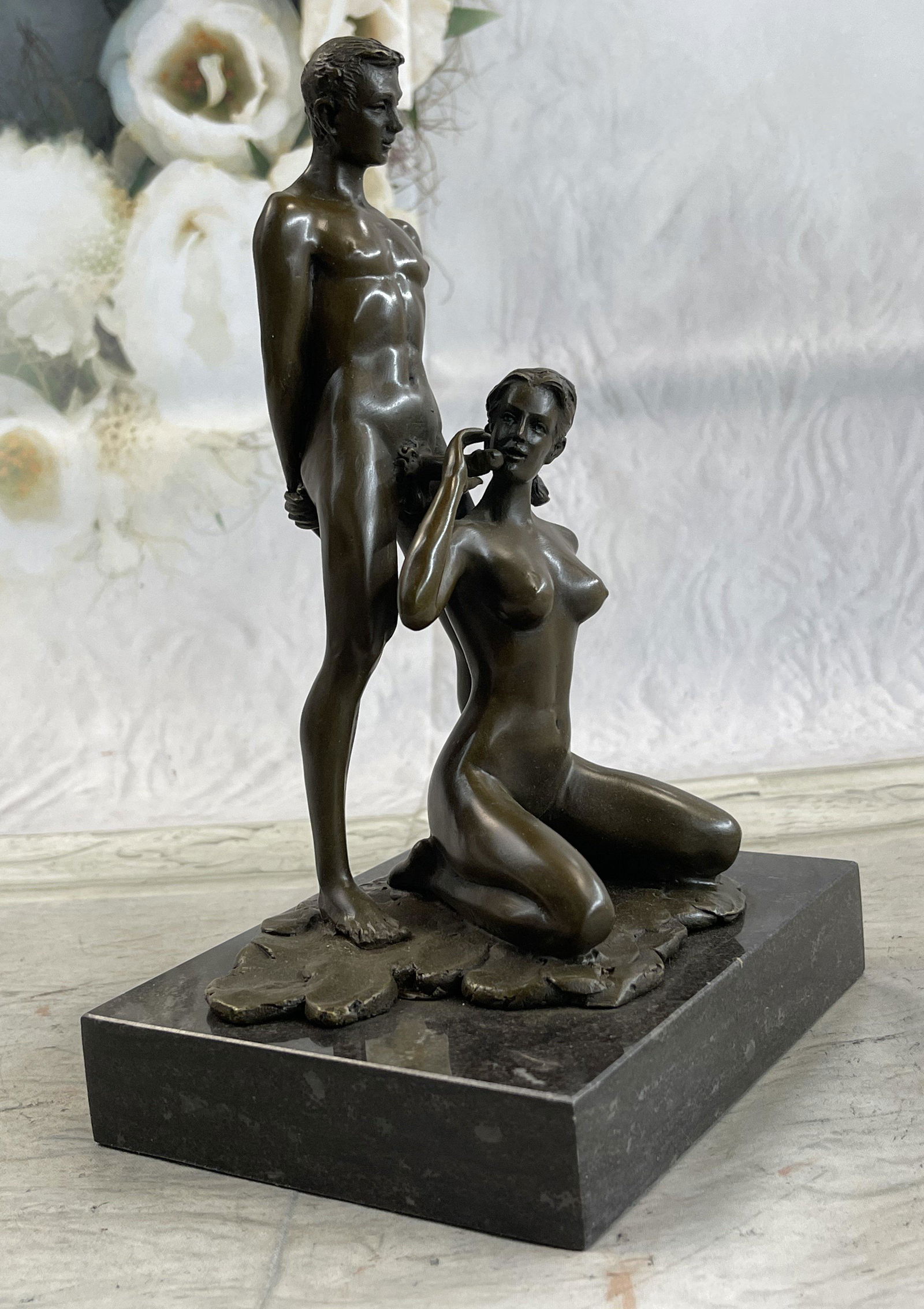 Mavchi Sensual Act Bronze Sculpture (1 of 4)