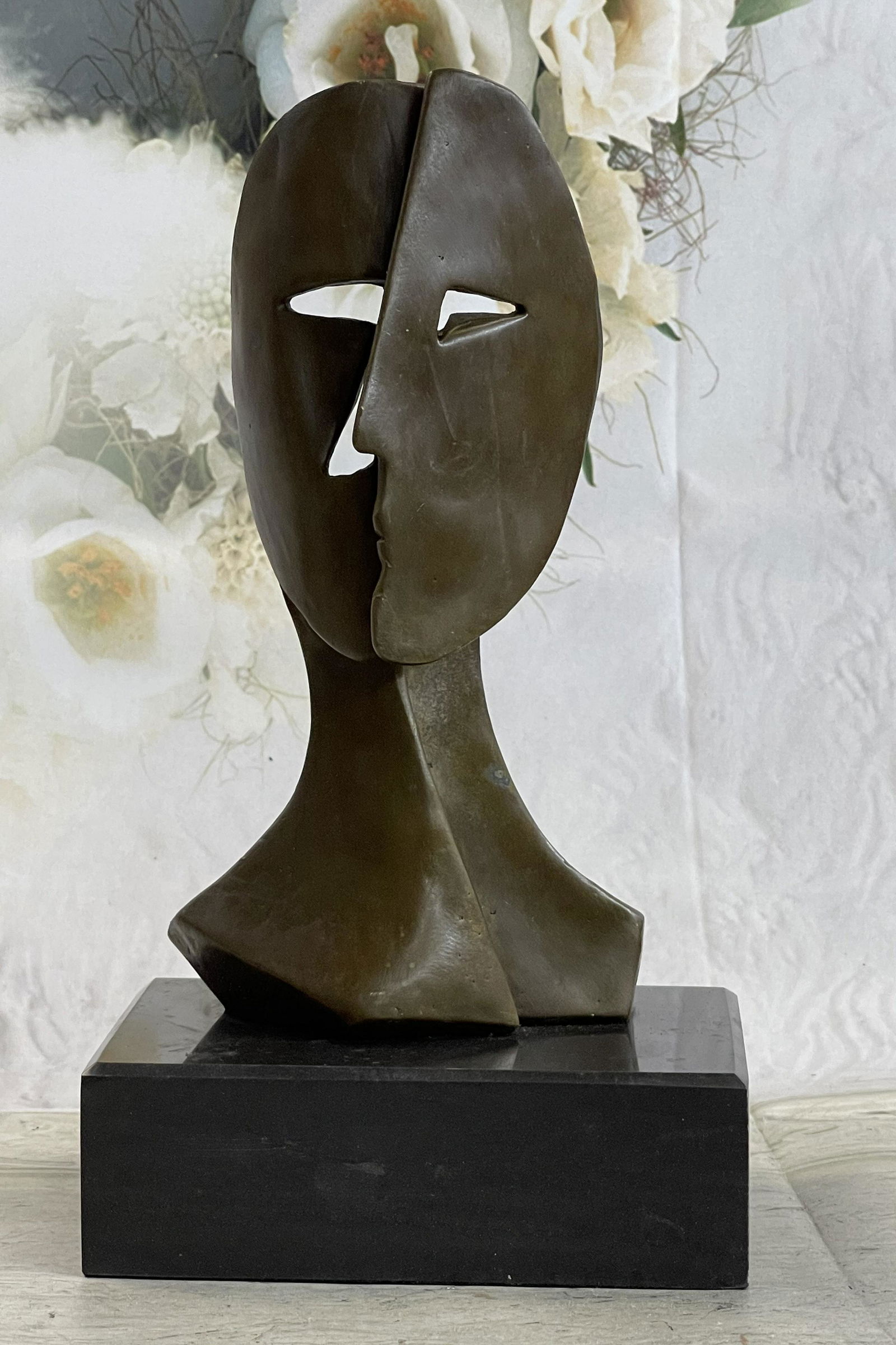 Modern Art Faces by Picasso Bronze Sculpture (1 of 4)