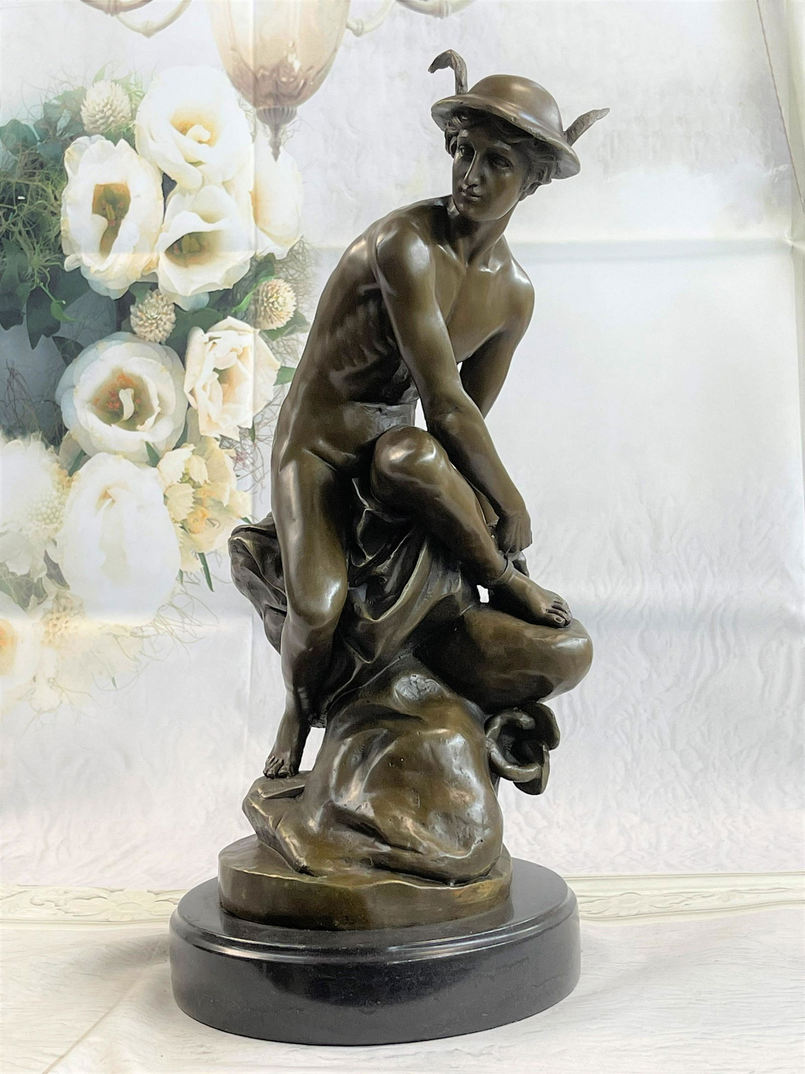 Giambologna Mercury Bronze Sculpture (1 of 4)