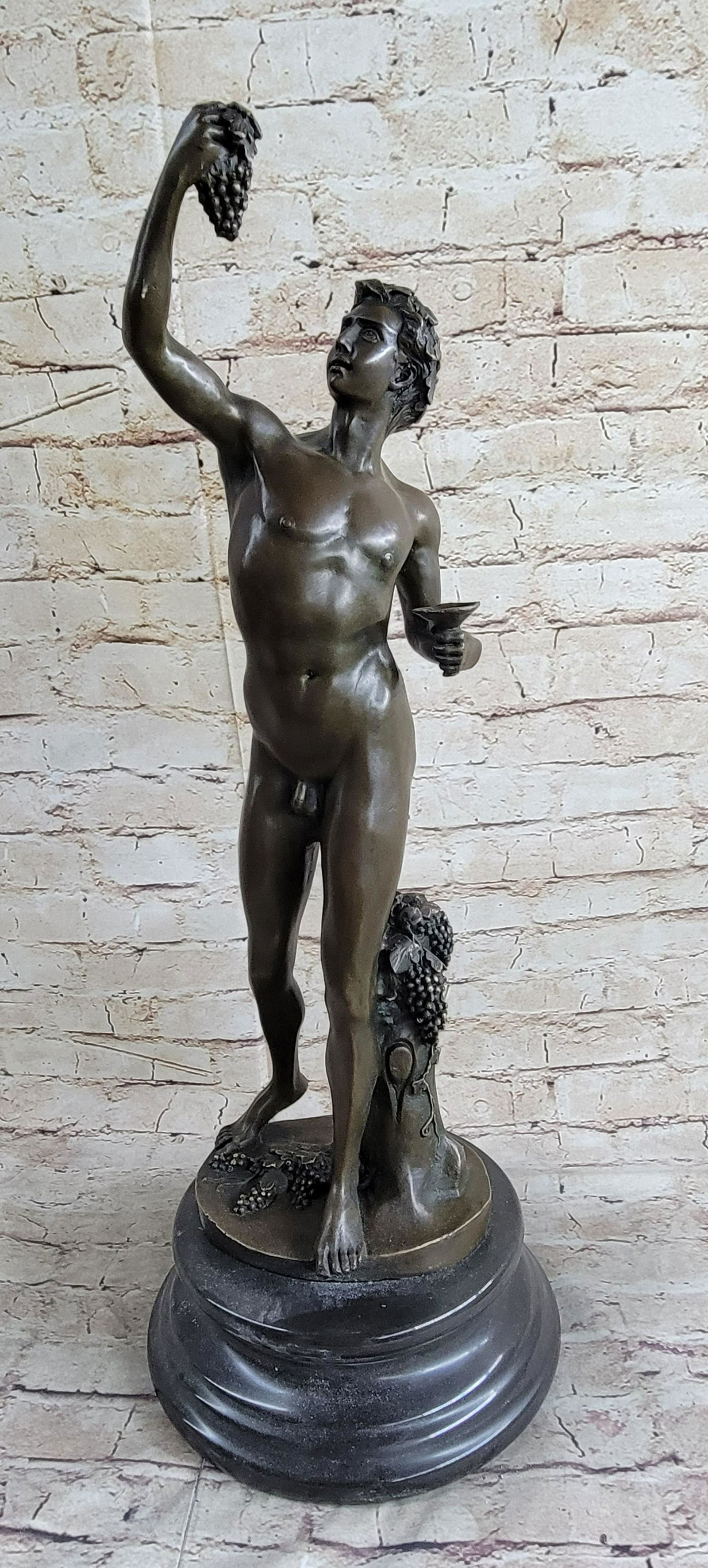 Michelangelo Dionysus Bronze Sculpture (1 of 4)