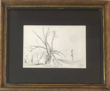 Charles Ephraim Burchfield: Graphite on paper 5.25x7.5