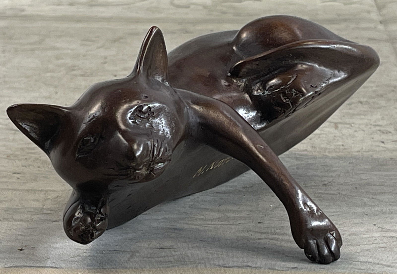 Nardini Desk Top Cat Bronze (1 of 4)