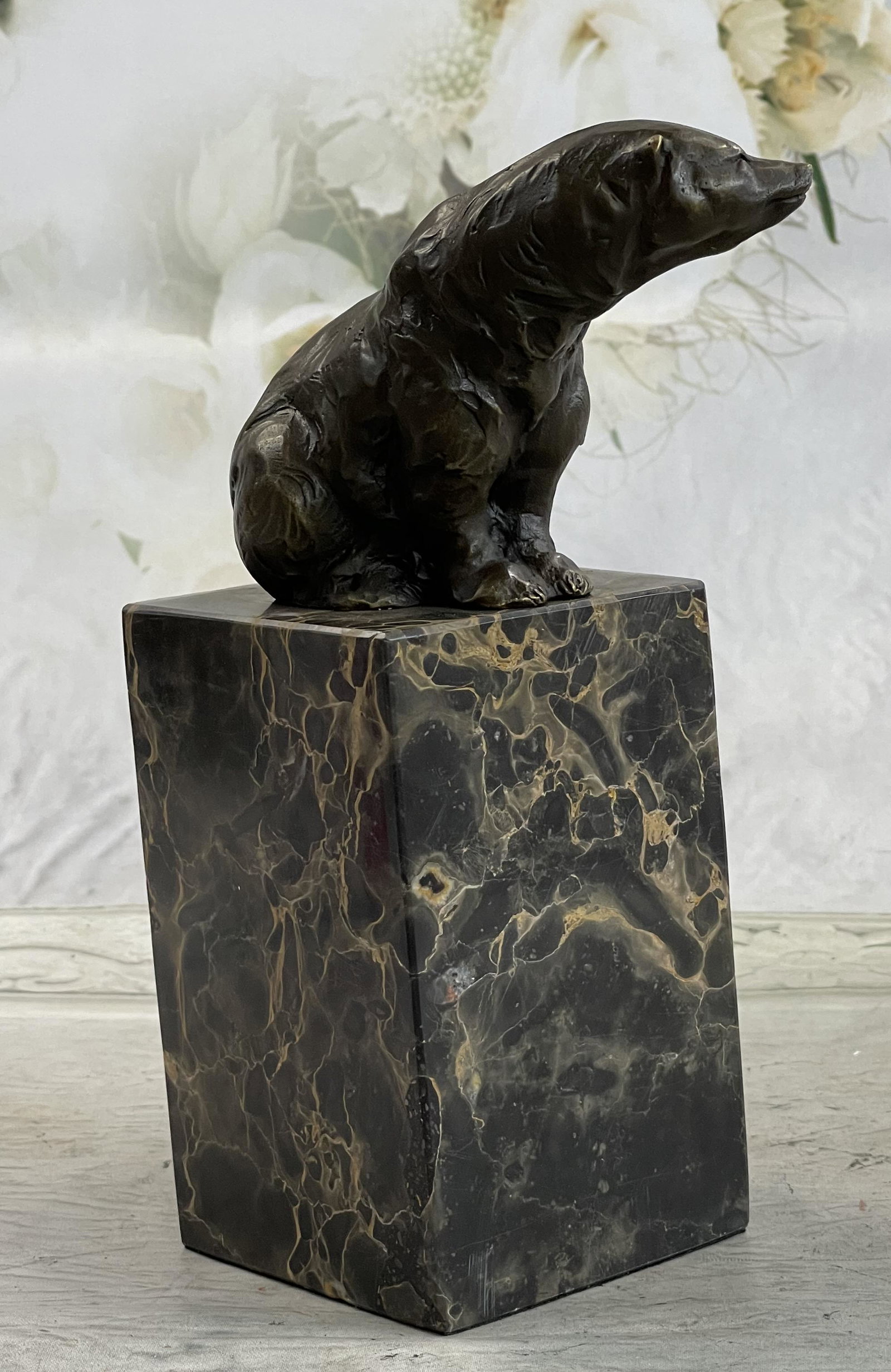 Polar Bear Bronze Bookend (1 of 10)