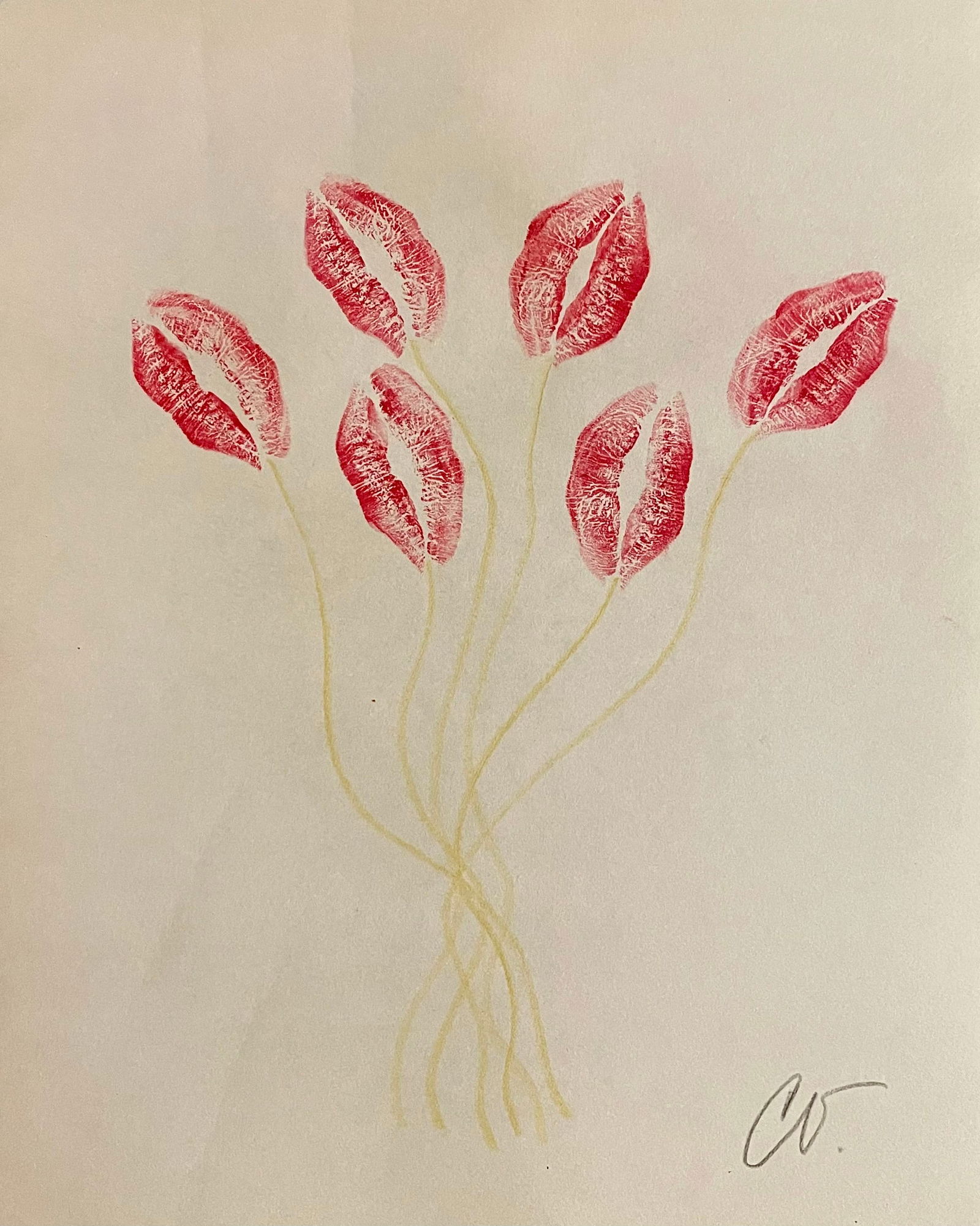 Claes Oldenburg: Mixed Media on paper 29 x 23 cm