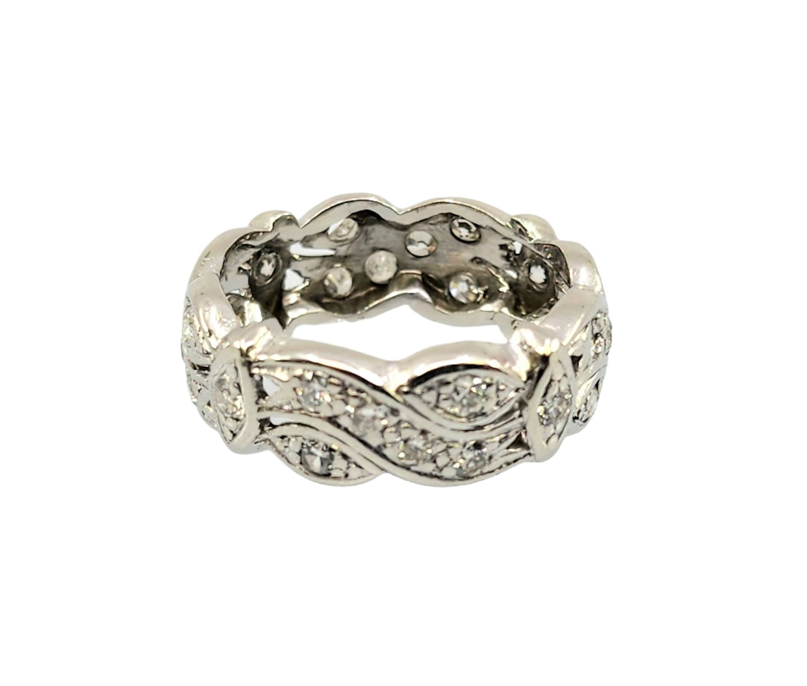 Vintage platinum diamond ring (1 of 4)