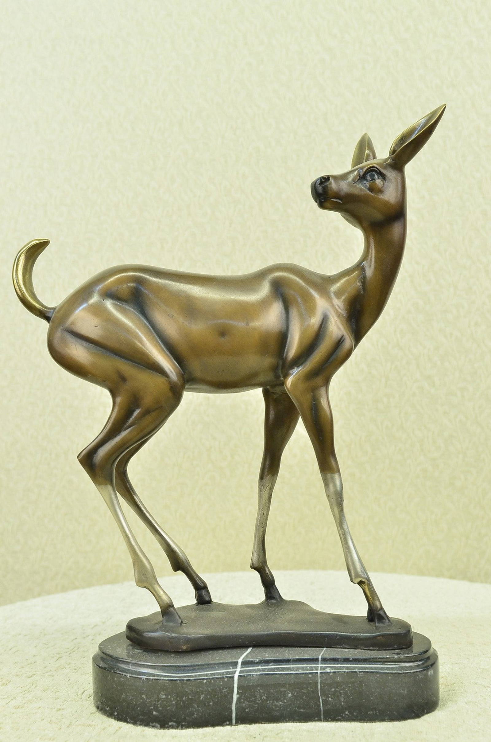 Buy Moigniez Deer Bronze Sculpture Miami Auctions & Appraisals Llc In Fl