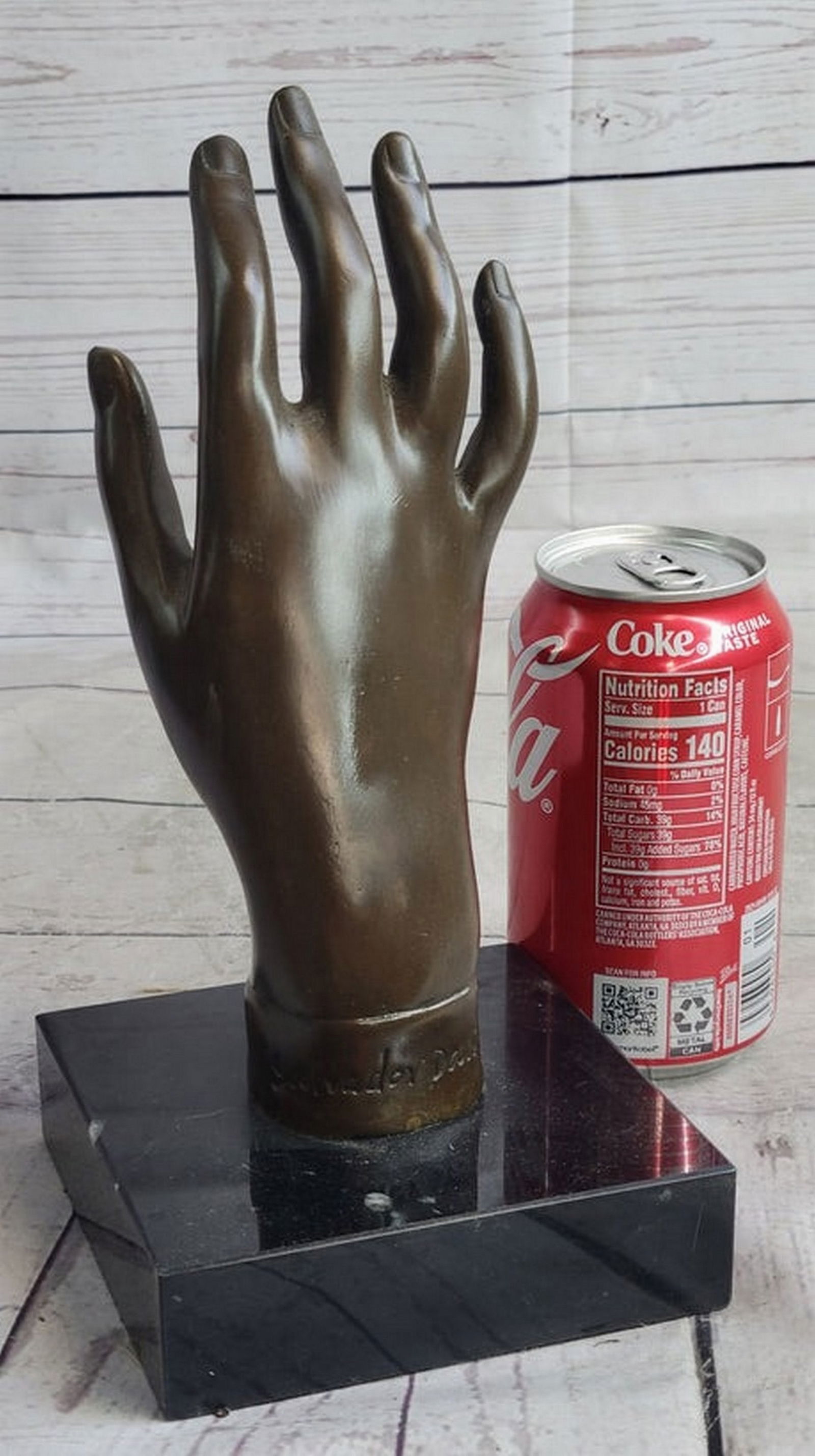 Salvador Dali Female Hand Genuine Bronze Sculpture Figurine Figure (1 of 4)