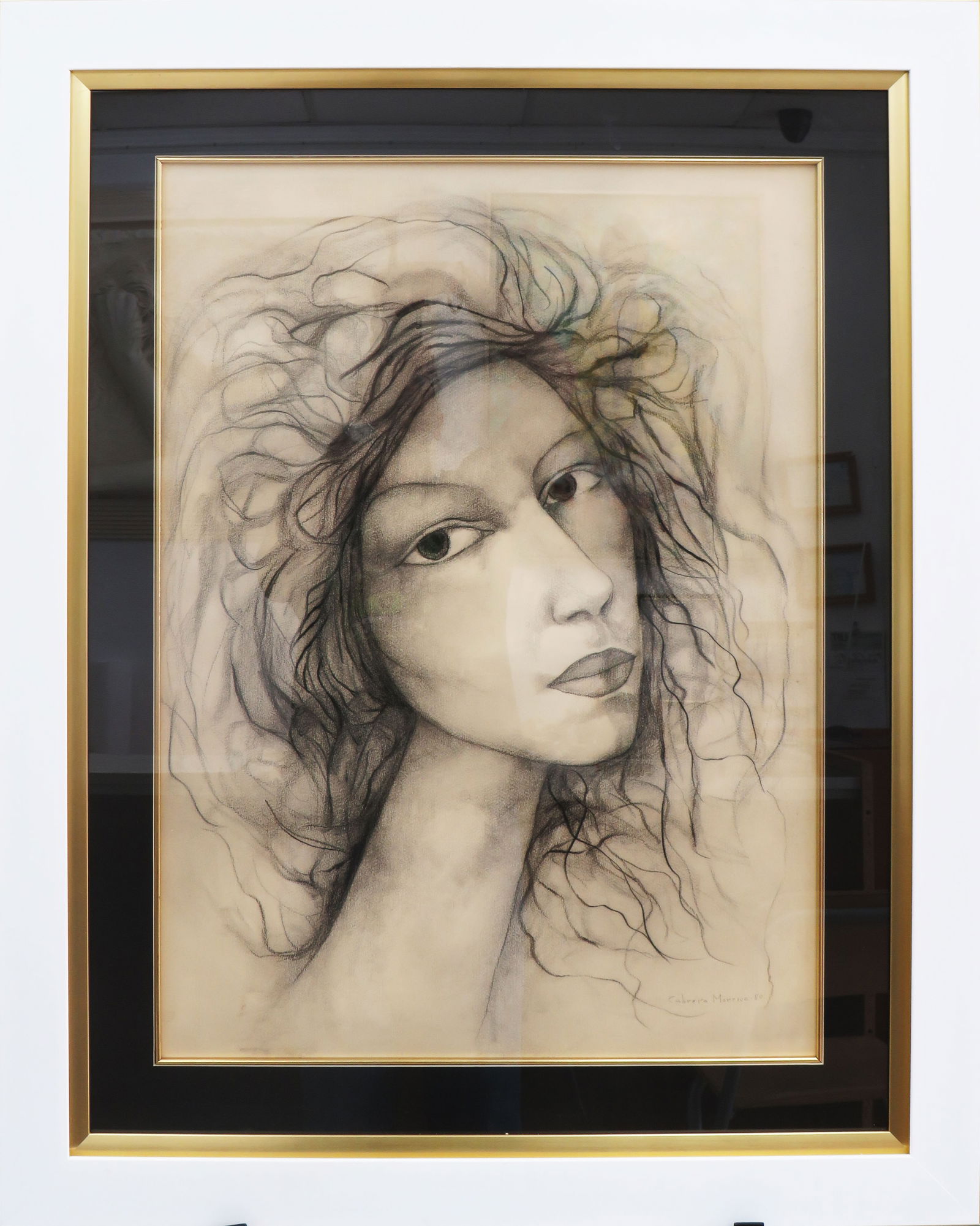 Servando Cabrero Moreno Charcoal Drawing (1 of 3)