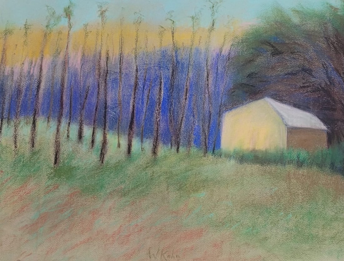Wolf Kahn atrib: Pastel on paper15,3" x 20,3"?