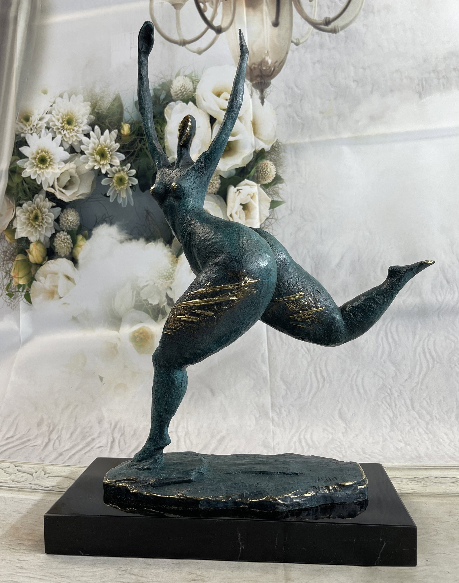 Milo Original Signed Tribute to Botero Bronze Sculpture (1 of 5)