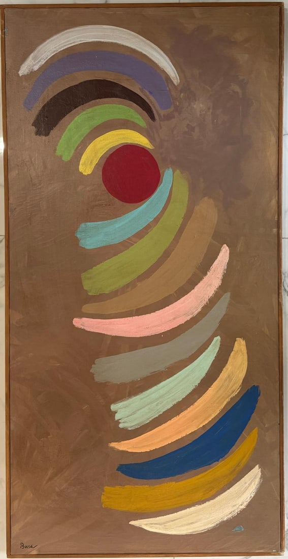 Peter Busa atrib: Oil/canvas 48x24?