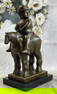 Botero Chubby Man on Horse Bronze