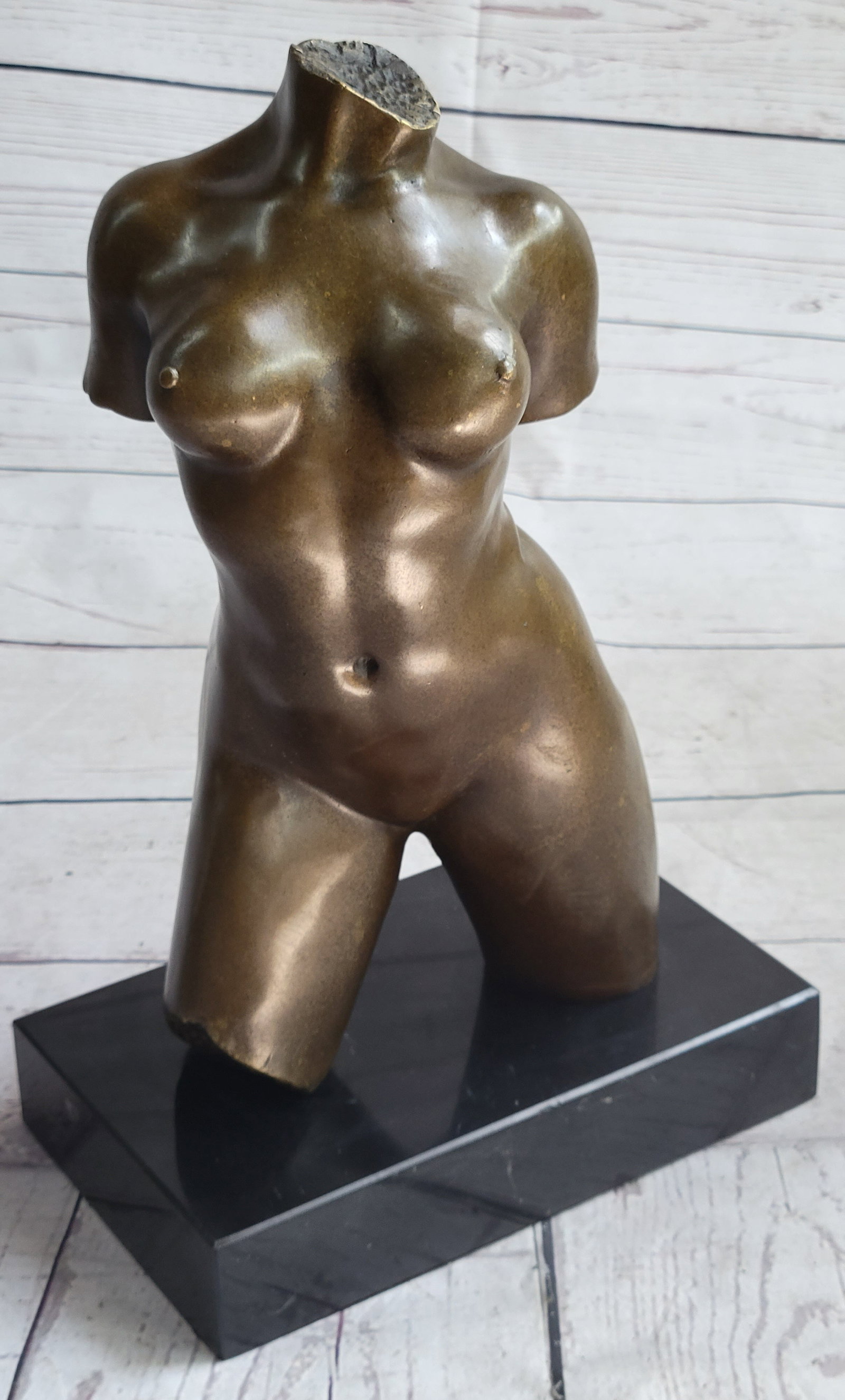 Maillol Nude Female Torso Bronze Sculpture Statue Figure Modern Art Marble Base 13" x 8": Bronze Dimensions: Height 13" X Width 8"Marble size:8" X 5"Height without base:12"Weight:14 LBSOriginal or Reproduction: Reproduction