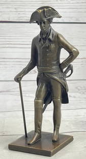 Frederick the Great of Prussia German King Bronze: Total Dimensions: Height 5.5'' x Width 3''Approximate Weight: 2 LBSOriginal Reproduction: Original