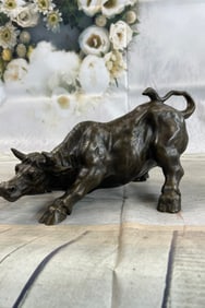 Milo Bronze Bull Sculpture